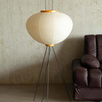 Modern Rice Paper Floor Lamp for Living Room and Bedroom — Greenwich Home & Living