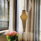 Modern Rice Paper Floor Lamp for Living Room and Bedroom — Greenwich Home & Living