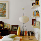Modern Rice Paper Floor Lamp for Living Room and Bedroom — Greenwich Home & Living