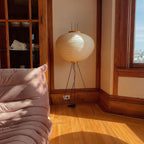 Modern Rice Paper Floor Lamp for Living Room and Bedroom — Greenwich Home & Living