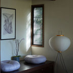 Modern Rice Paper Floor Lamp for Living Room and Bedroom — Greenwich Home & Living