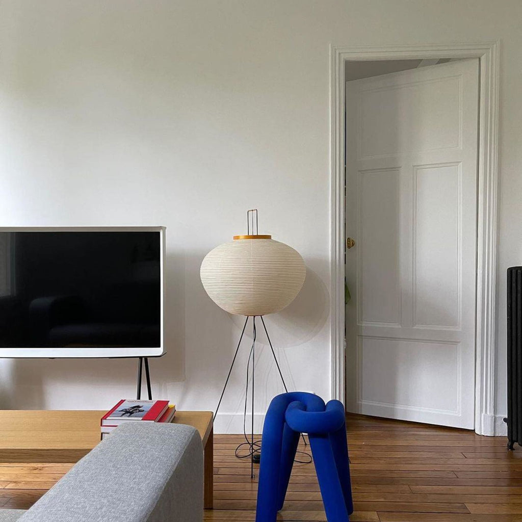 Modern Rice Paper Floor Lamp for Living Room and Bedroom — Greenwich Home & Living