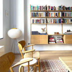 Modern Rice Paper Floor Lamp for Living Room and Bedroom — Greenwich Home & Living
