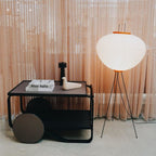 Modern Rice Paper Floor Lamp for Living Room and Bedroom — Greenwich Home & Living