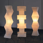 Modern Rice Paper Floor Lamp for Living Room and Bedroom — Greenwich Home & Living