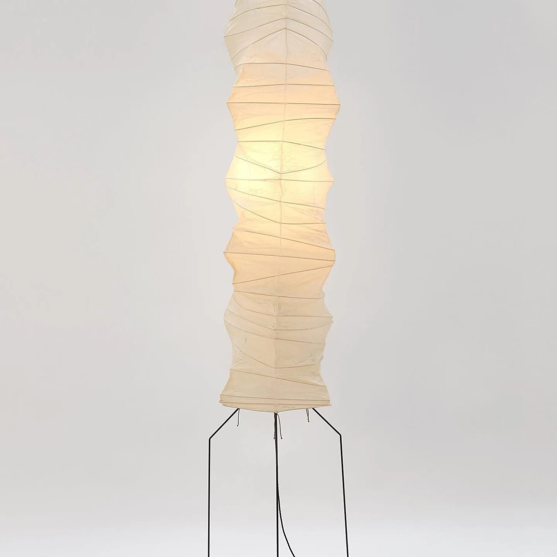 Modern Rice Paper Floor Lamp for Living Room and Bedroom — Greenwich Home & Living