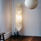 Modern Rice Paper Floor Lamp for Living Room and Bedroom — Greenwich Home & Living