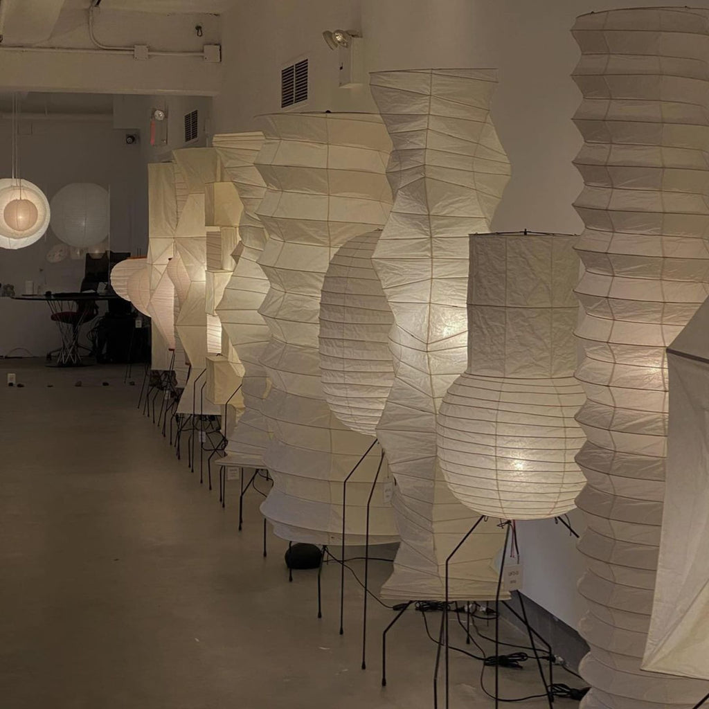 Modern Rice Paper Floor Lamp for Living Room and Bedroom — Greenwich Home & Living