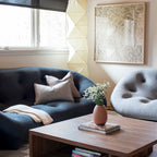 Modern Rice Paper Floor Lamp for Living Room and Bedroom — Greenwich Home & Living