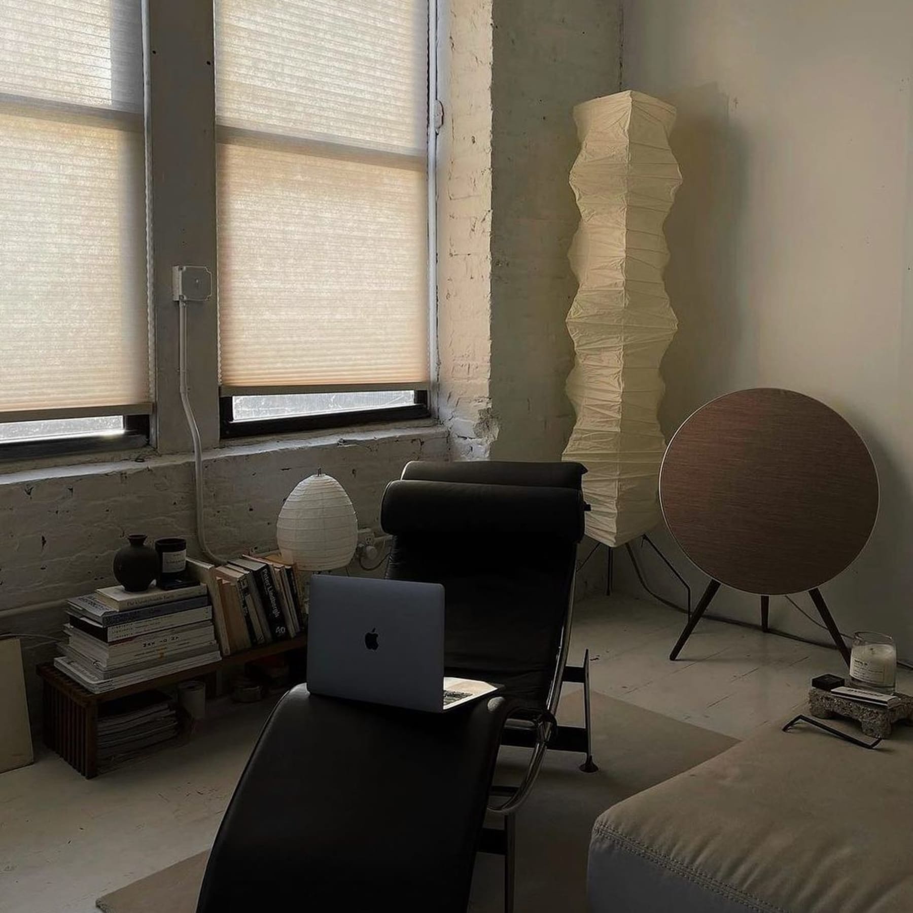 Modern Rice Paper Floor Lamp for Living Room and Bedroom — Greenwich Home & Living