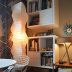 Modern Rice Paper Floor Lamp for Living Room and Bedroom — Greenwich Home & Living