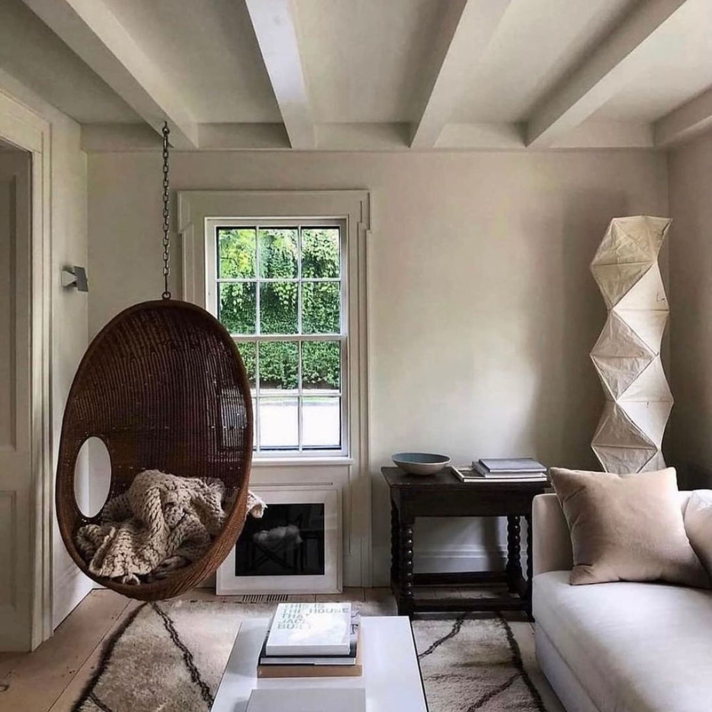 Modern Rice Paper Floor Lamp for Living Room and Bedroom — Greenwich Home & Living