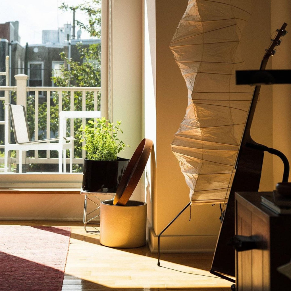 Modern Rice Paper Floor Lamp for Living Room and Bedroom — Greenwich Home & Living