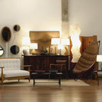 Modern Rice Paper Floor Lamp for Living Room and Bedroom — Greenwich Home & Living