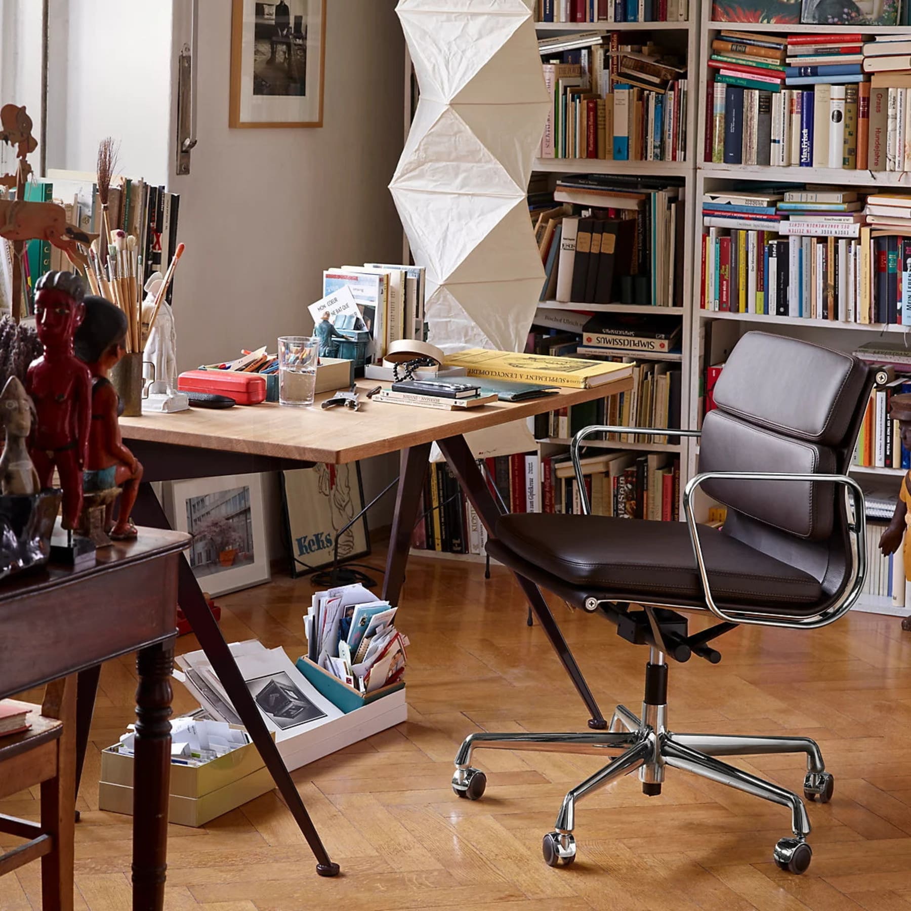 Modern Rice Paper Floor Lamp for Living Room and Bedroom — Greenwich Home & Living