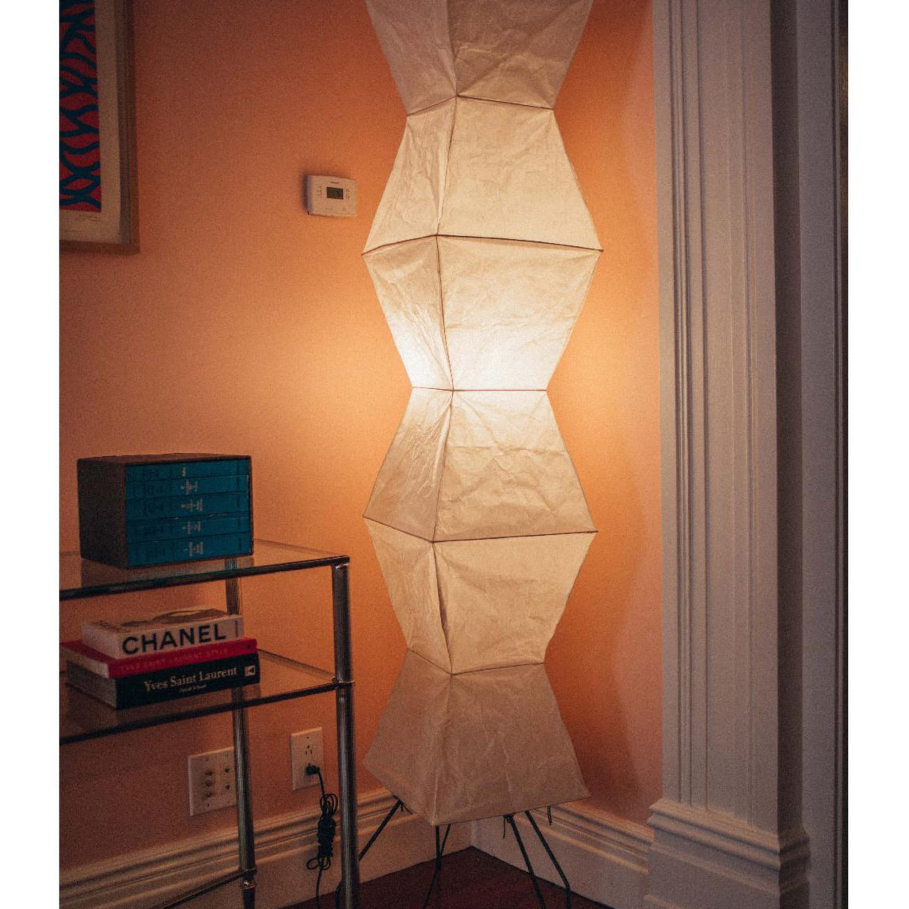 Modern Rice Paper Floor Lamp for Living Room and Bedroom — Greenwich Home & Living