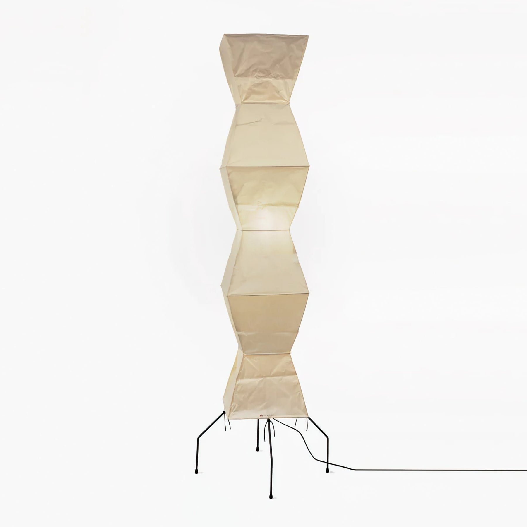 Modern Rice Paper Floor Lamp for Living Room and Bedroom — Greenwich Home & Living
