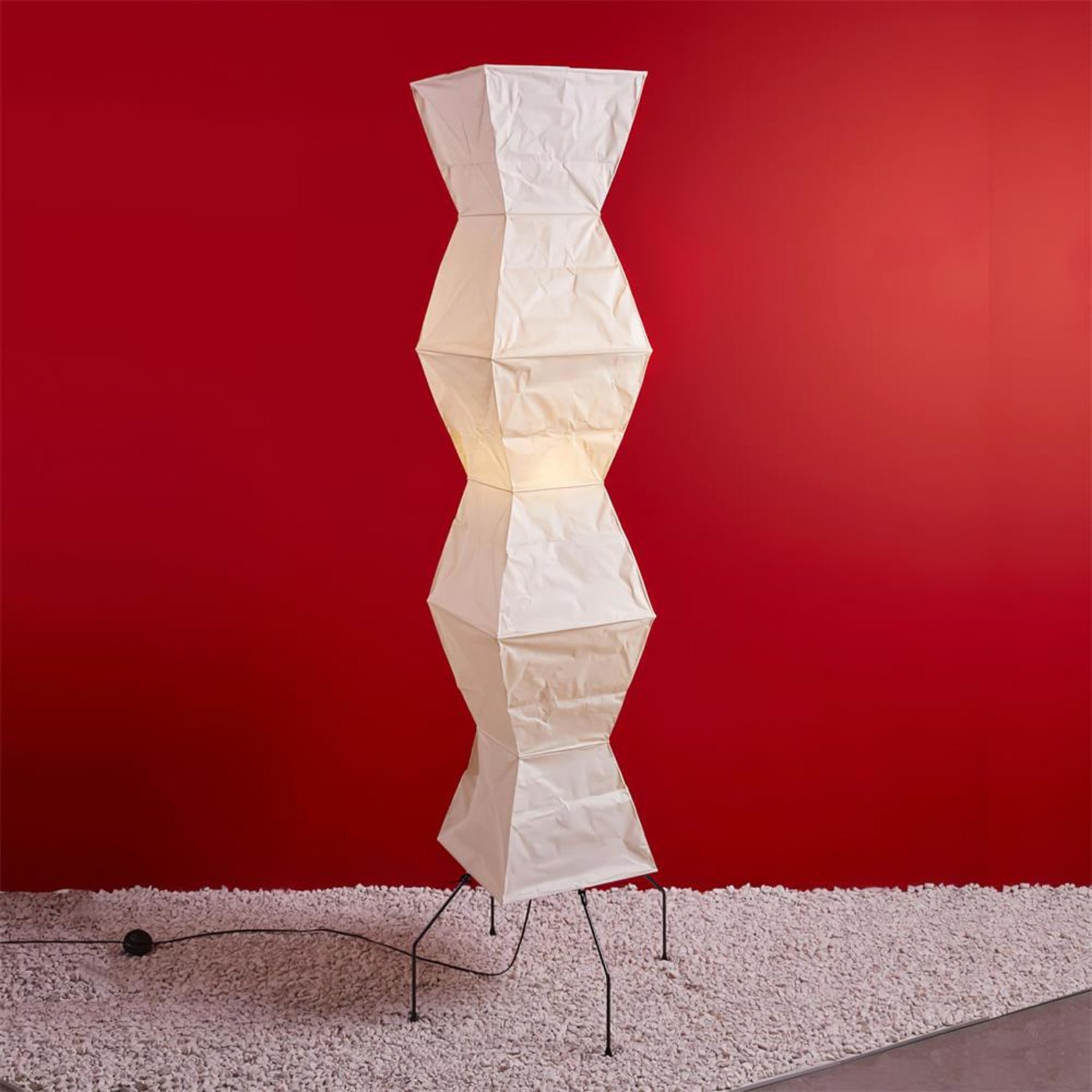 Modern Rice Paper Floor Lamp for Living Room and Bedroom — Greenwich Home & Living