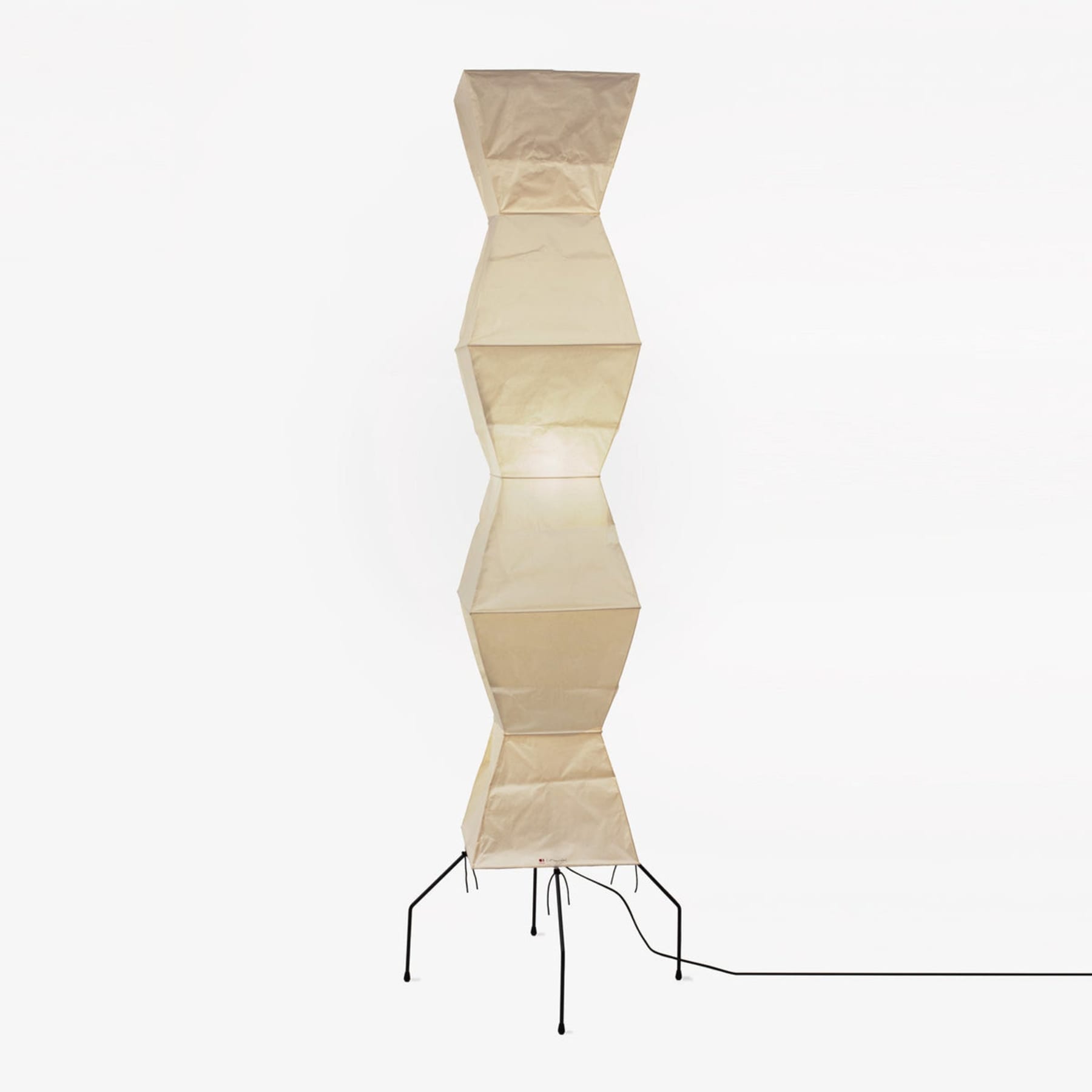 Modern Rice Paper Floor Lamp for Living Room and Bedroom in Ø20.4" × H74" (Ø52 × H188 cm) — Greenwich Home & Living