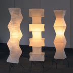 Modern Rice Paper Floor Lamp for Living Room and Bedroom — Greenwich Home & Living