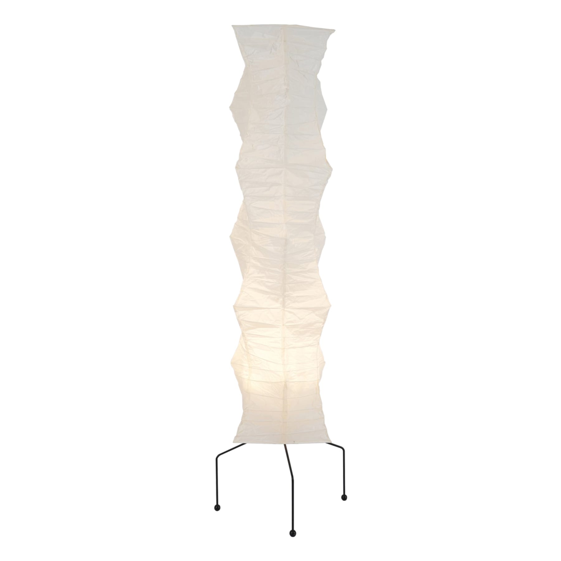 Modern Rice Paper Floor Lamp for Living Room and Bedroom in Ø18.5" × H74.8" (Ø47 × H190 cm) — Greenwich Home & Living