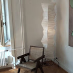 Modern Rice Paper Floor Lamp for Living Room and Bedroom — Greenwich Home & Living