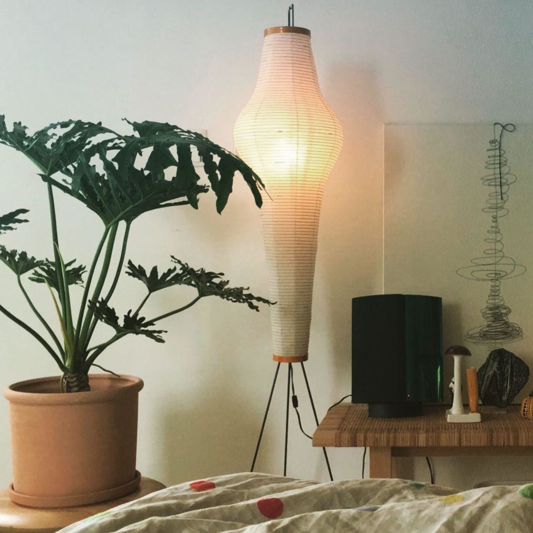 Modern Rice Paper Floor Lamp for Living Room and Bedroom — Greenwich Home & Living