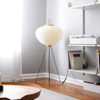 Modern Rice Paper Floor Lamp for Living Room and Bedroom — Greenwich Home & Living