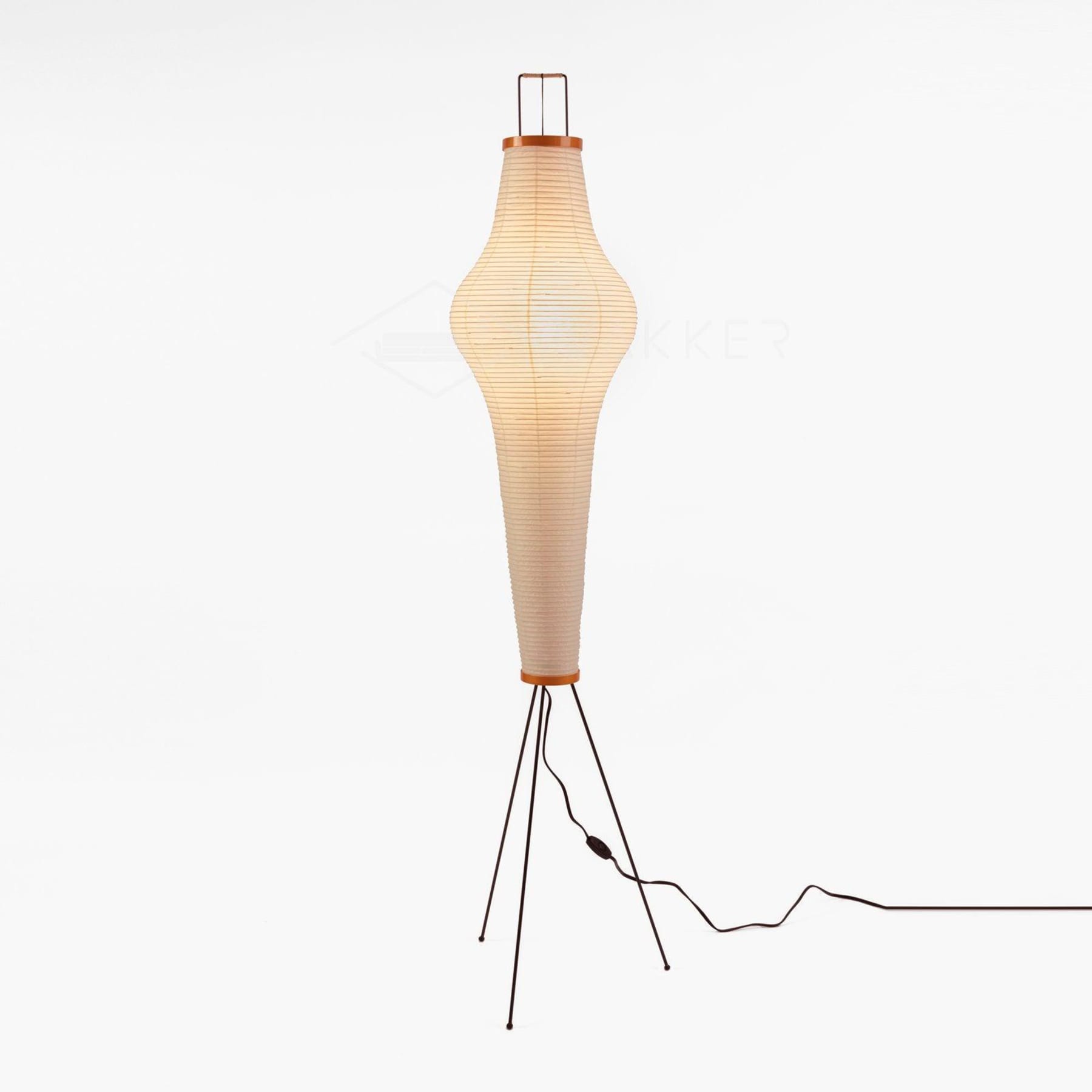 Modern Rice Paper Floor Lamp for Living Room and Bedroom — Greenwich Home & Living