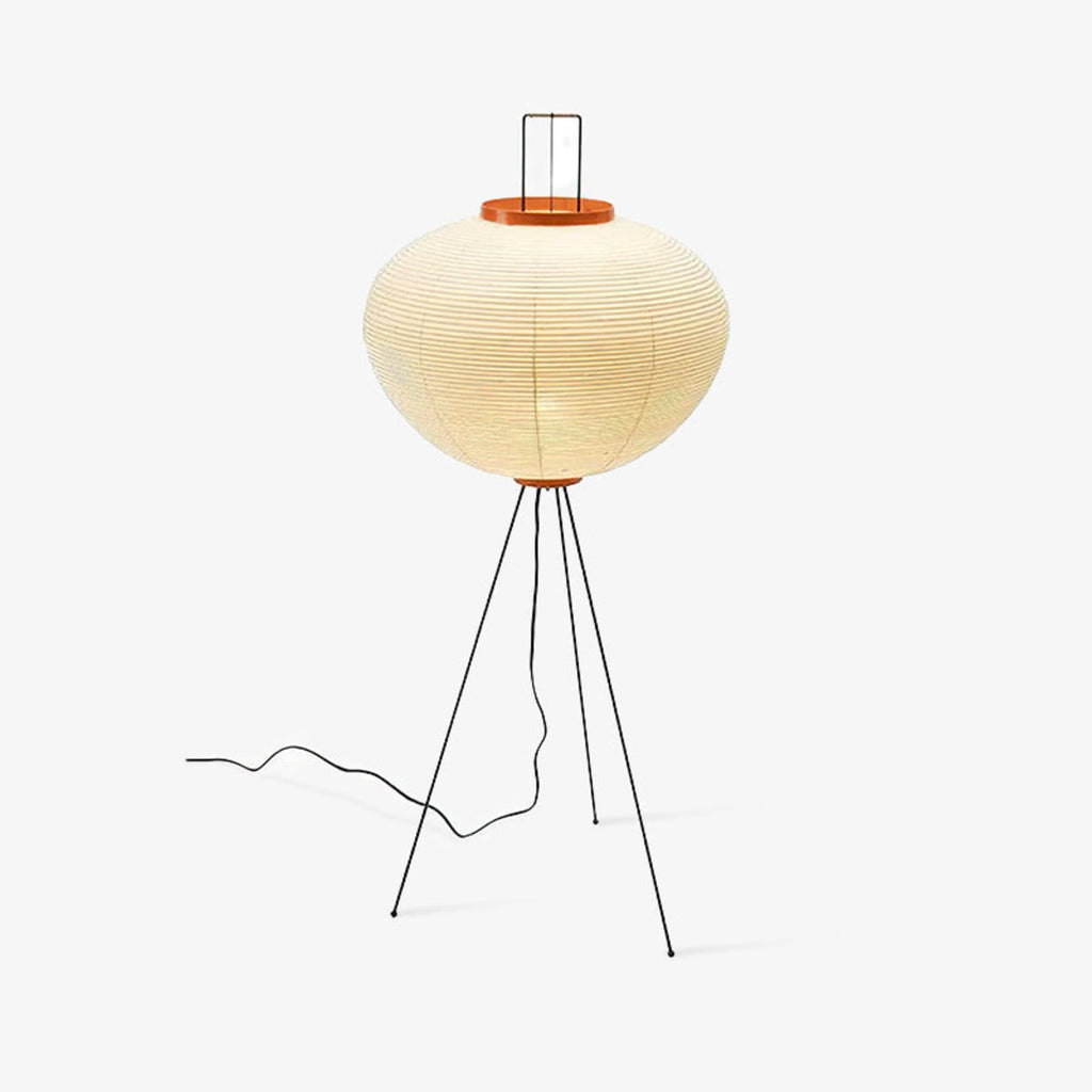 Modern Rice Paper Floor Lamp for Living Room and Bedroom — Greenwich Home & Living