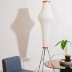 Modern Rice Paper Floor Lamp for Living Room and Bedroom — Greenwich Home & Living