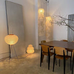 Modern Rice Paper Floor Lamp for Living Room and Bedroom — Greenwich Home & Living