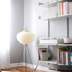 Modern Rice Paper Floor Lamp for Living Room and Bedroom — Greenwich Home & Living