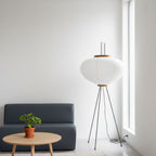 Modern Rice Paper Floor Lamp for Living Room and Bedroom — Greenwich Home & Living