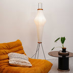Modern Rice Paper Floor Lamp for Living Room and Bedroom — Greenwich Home & Living