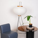 Modern Rice Paper Floor Lamp for Living Room and Bedroom — Greenwich Home & Living