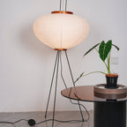 Modern Rice Paper Floor Lamp for Living Room and Bedroom — Greenwich Home & Living