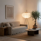 Modern Rice Paper Floor Lamp for Living Room and Bedroom — Greenwich Home & Living
