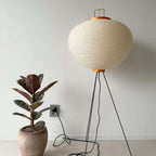 Modern Rice Paper Floor Lamp for Living Room and Bedroom — Greenwich Home & Living