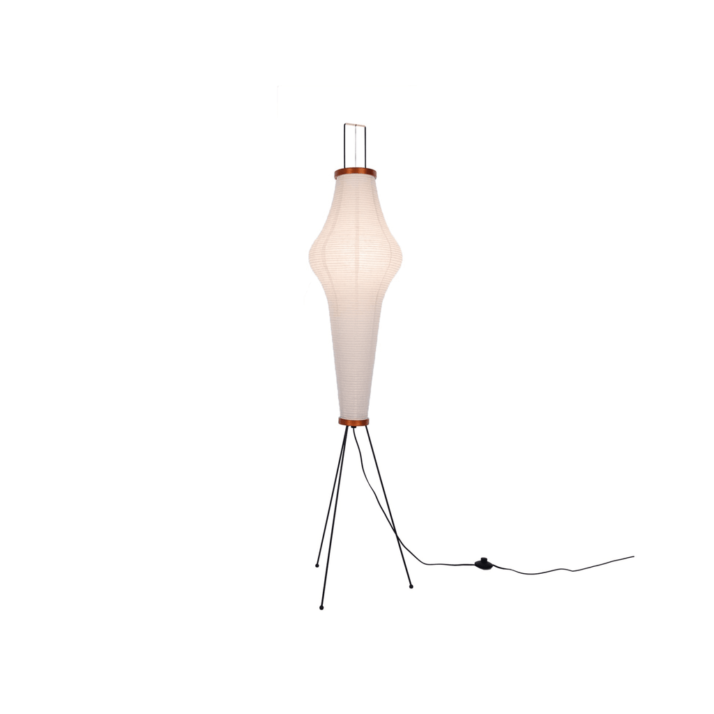 Modern Rice Paper Floor Lamp for Living Room and Bedroom in Ø13" × H63.7" (Ø33 × H162 cm) — Greenwich Home & Living