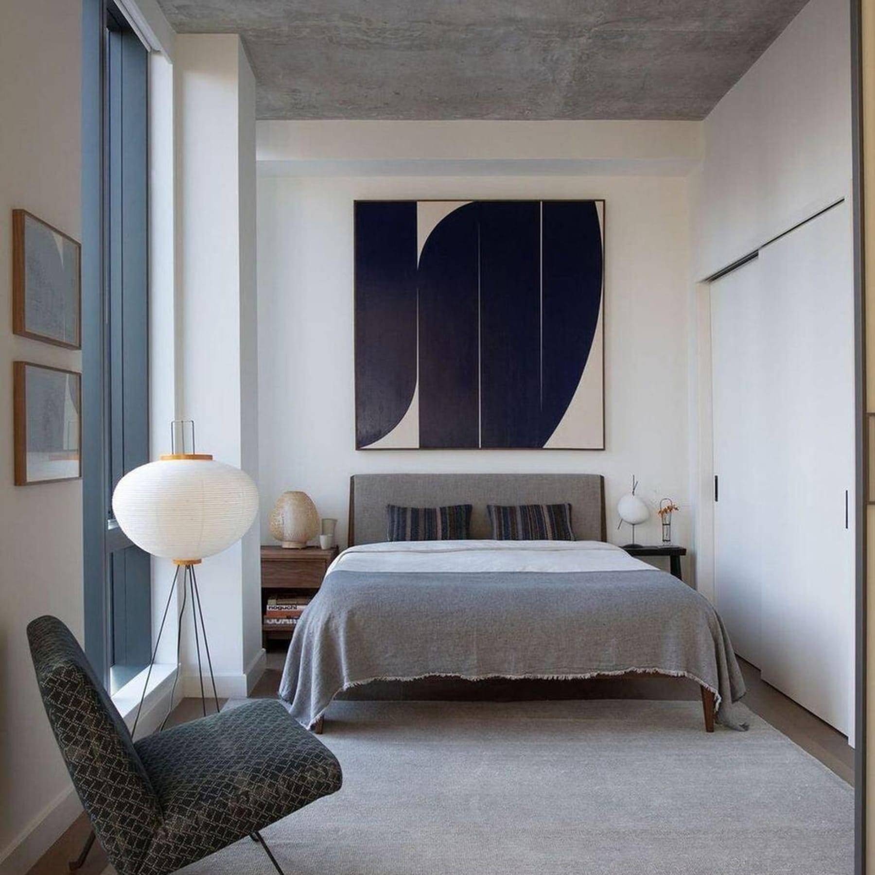 Modern Rice Paper Floor Lamp for Living Room and Bedroom — Greenwich Home & Living