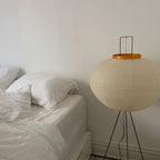 Modern Rice Paper Floor Lamp for Living Room and Bedroom — Greenwich Home & Living