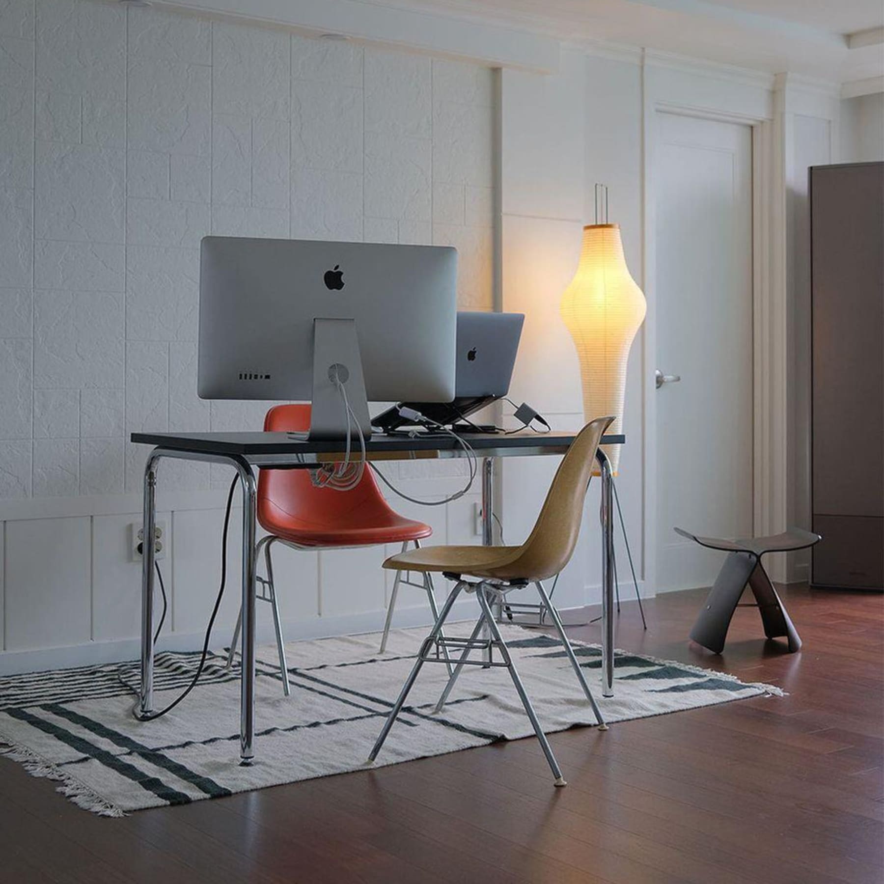 Modern Rice Paper Floor Lamp for Living Room and Bedroom — Greenwich Home & Living